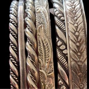 A Bushel of Bangle Bracelets 925